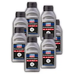 7x Bremsflüssigkeit SL6 DOT 4 LIQUI MOLY 21166 Bremse Flüssigkeit Brake Fluid 250ml
