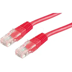 VALUE 21991551 - Patchkabel Cat.6, UTP, rot, 3 m