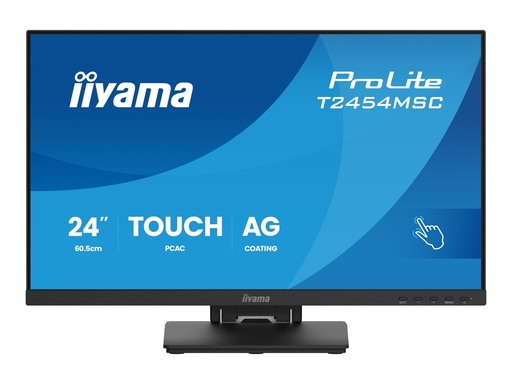 Iiyama ProLite T2454MSC-B3AG - LED-Monitor - 61 cm (24") (T2454MSC-B3AG)