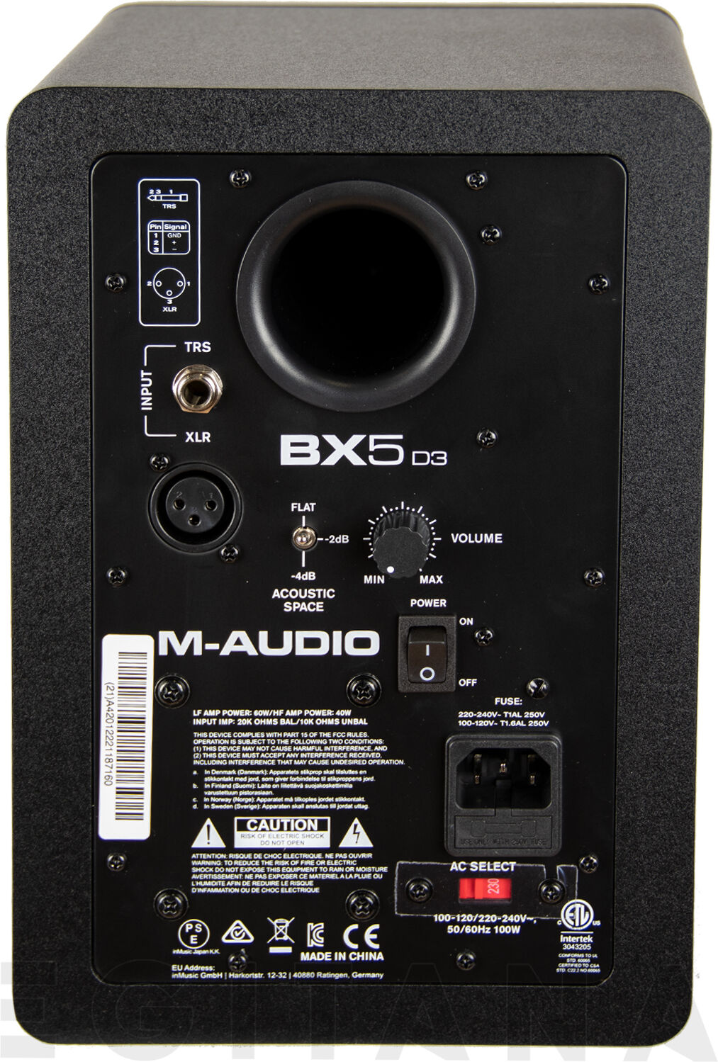 M-Audio BX5 D3 Monitor de Estúdio 100W 5"