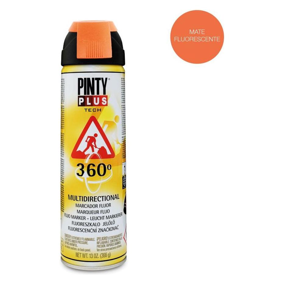 Pintyplus Sprühfarbe Tech T143 360o Orange 500 Ml (12x) (45265019)