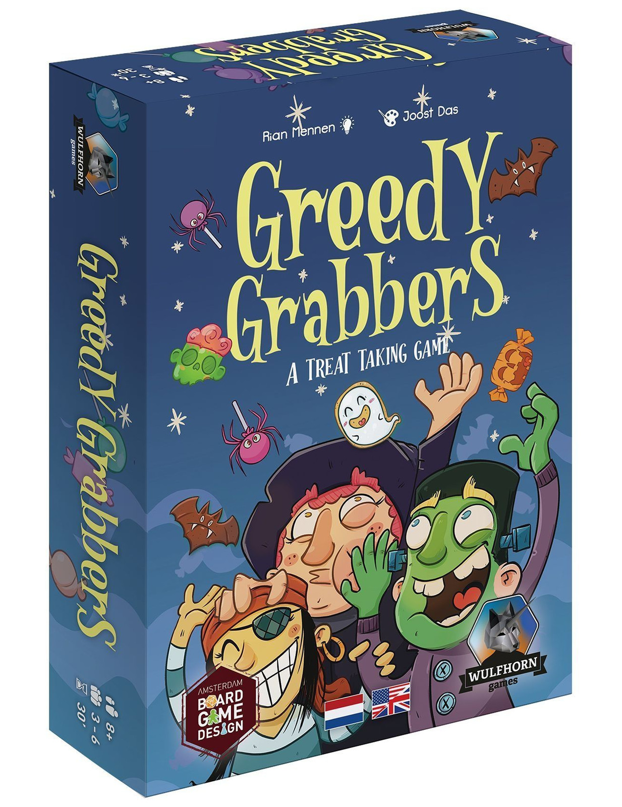 Wulfhorn Games Greedy Grabbers bordspel voor 3 tot 6 spelers