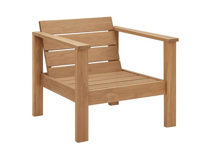 Jan Kurtz Loungesessel BATTEN recyceltes Teak
