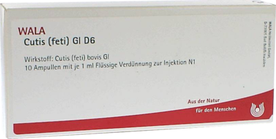 WALA Heilmittel GmbH CUTIS feti GL D 6 Ampullen 10X1 ml 02831171