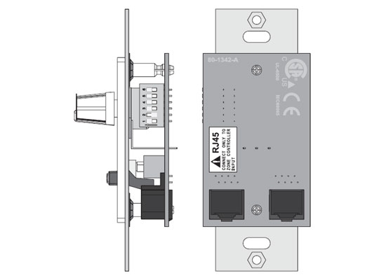 DBX Professional DBX ZC-8 Remote Quellenwahl- / Lautstärkeregler