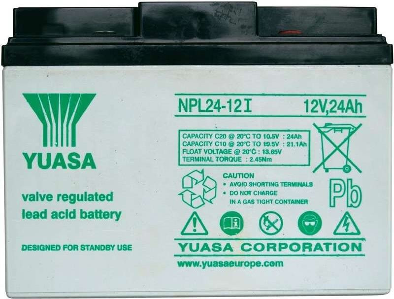 Yuasa NPL 24 loodaccu