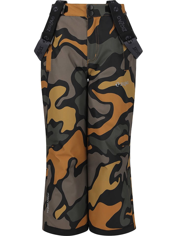 Zigzag Ski-/ Snowboardhose "Soho" in Hellbraun/ Grau - 116/122