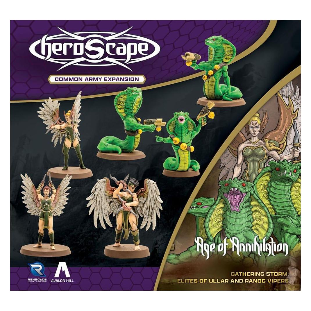 Renegade Heroscape Expansion de l'armée Age of Annihilation Elites of Ullar & Ranoc Vipers (Common) *ANGLAIS* (Englisch, 2 - 4 Spieler) (RGS02886)