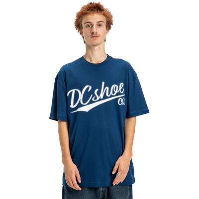 T-Shirt DC SHOES "Substitute", Herren, Gr. M, blau (estate blau), Obermaterial: 75% Baumwolle, 25% Baumwolle., Shirts T-Shirt