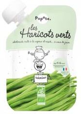 Popote Gourde Les Haricots Verts Bio Dès 4/6 Mois 120 g - Gourde