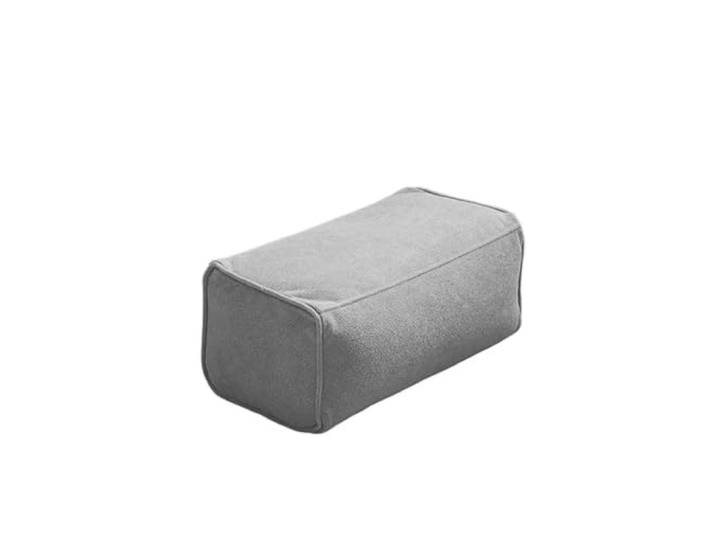 KUNYOS Gefüllter Sitzsack mit Füllstoff, wasserdichter Pouf, Stuhl, Garten, Strand, Pool, Ottomane, Salon, Sofasitz(Light Grey-Stool)