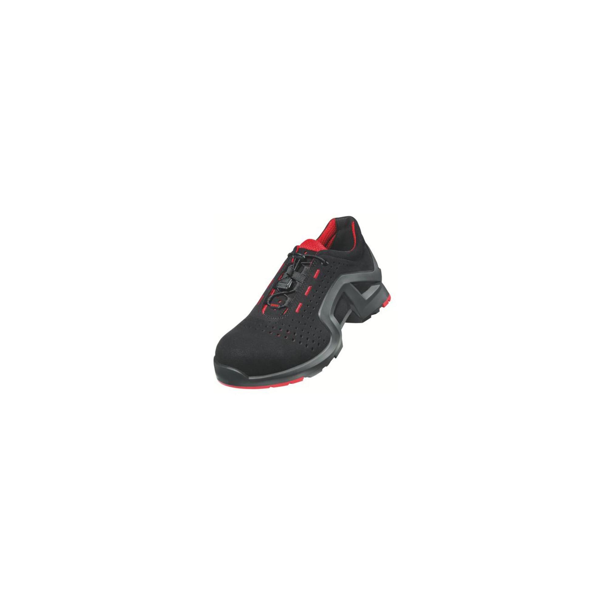 uvex Halbschuhe 1 support S1 schwarz rot Weite 12 Gr. 38 (8512938)
