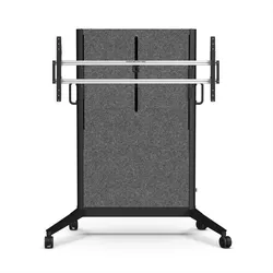 SMS EVER1000, Mobile Trolley (150 kg), TV Ständer, Schwarz