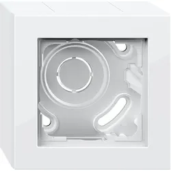 Gira 106129 AP-Gehäuse 1f + Rahmen Gira E2 Reinweiß