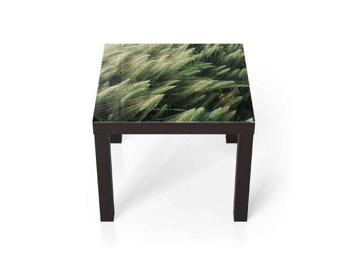 DEQORI Couchtisch 'Getreidefeldidylle', Glas Beistelltisch Glastisch modern