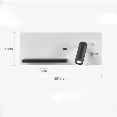Uplift Picks Adjustable LED Reading Wall Lamp With Dual Charging d1 warm Light