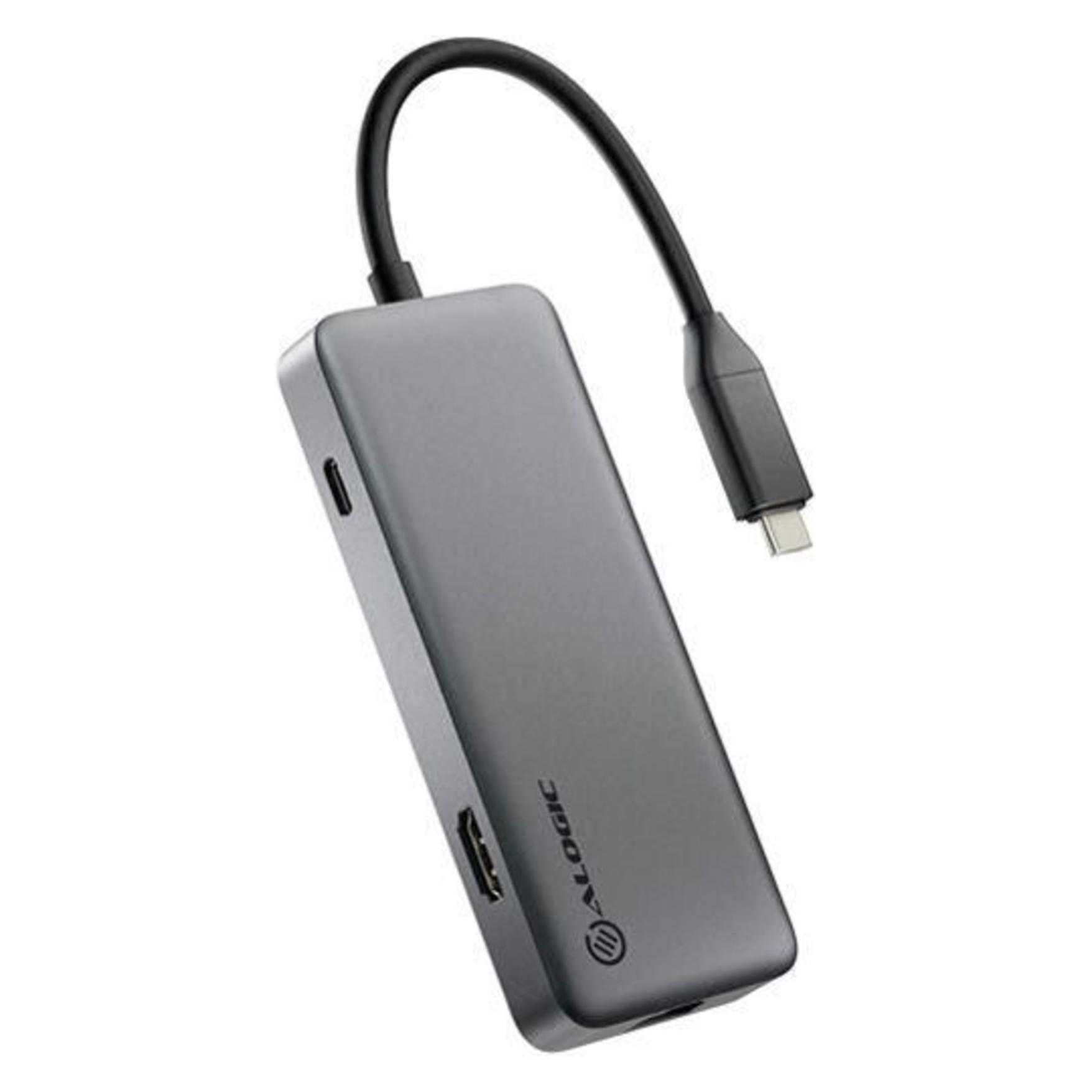 Alogic USB 4 SPARK 6-IN-1 HUB - WITH (USB-C, 6 Ports) (U4HC2AGE)