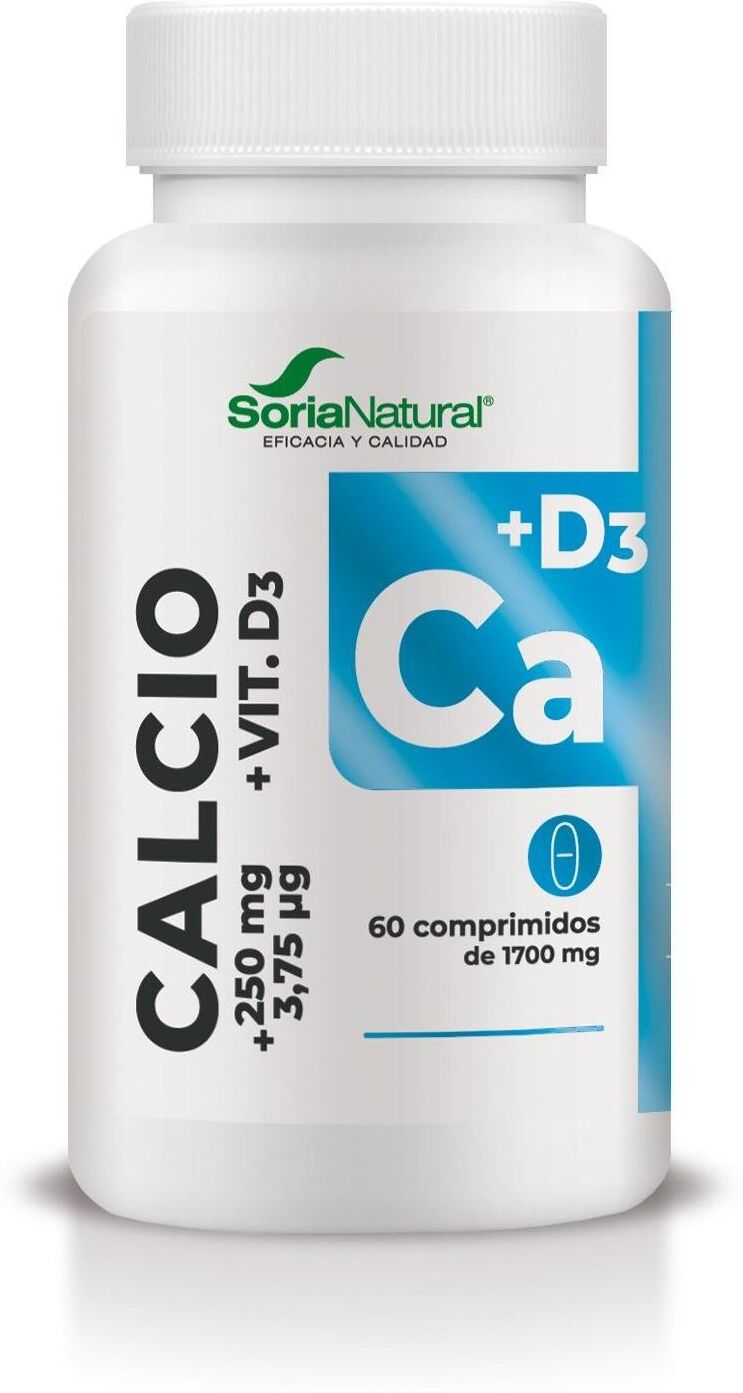 Soria Natural Calcium + D3 60 Tablets