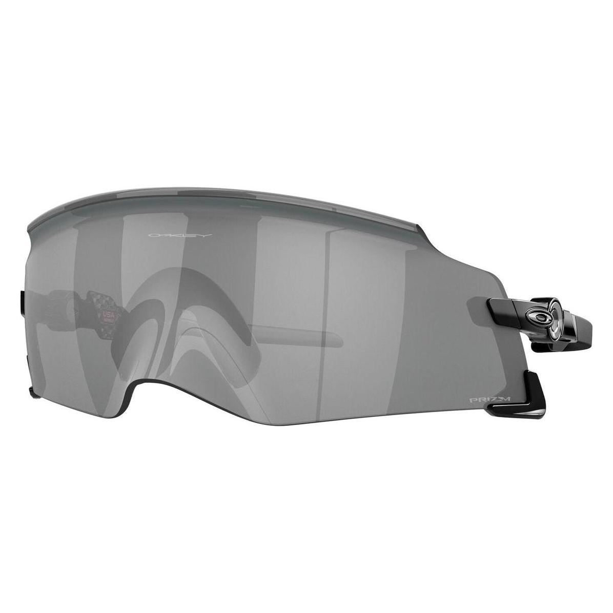 Oakley Kato Sportbrille (Poliert Schwarz, Schwarz glänzend, Prizm Black) (0OO9455M-945501)
