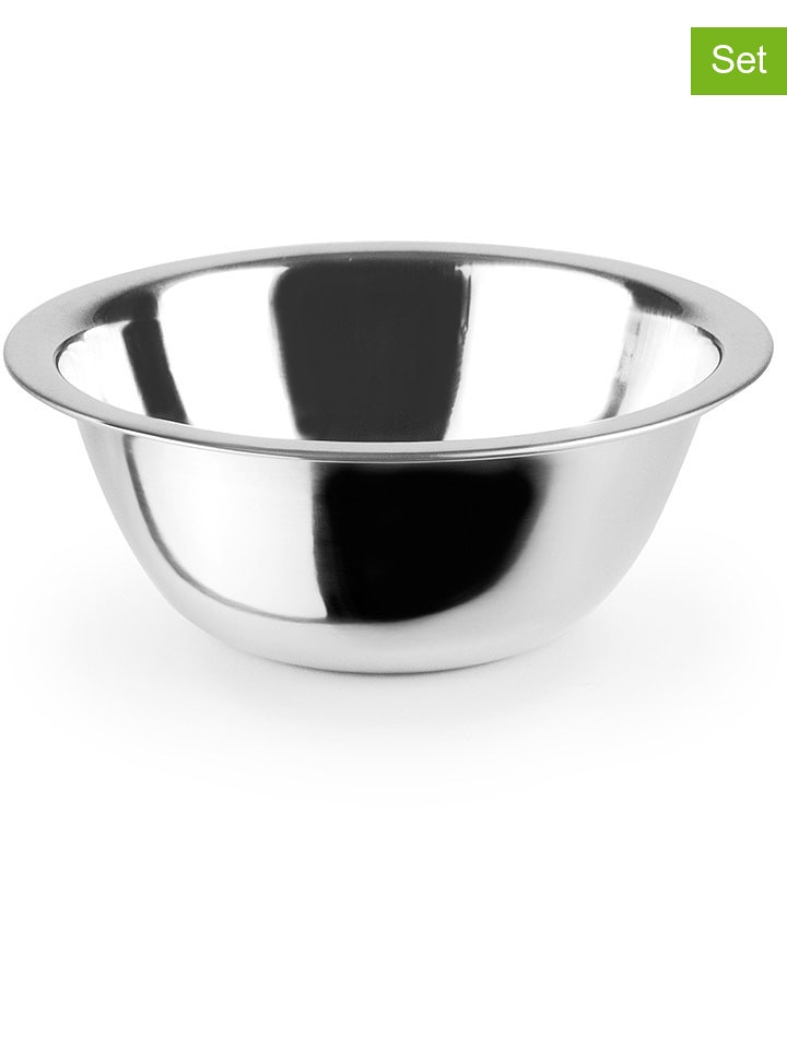 Ibili 3er-Set: Edelstahl-Rührschüsseln - Ø 16 cm - onesize