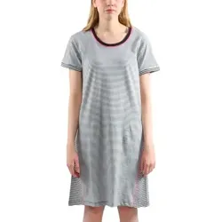 Esprit Anna Nightshirt Schwarz/Weiß Baumwolle 36 Damen