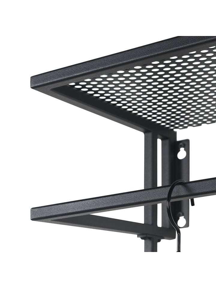 Spinder Design Wandgarderobe ''Mesh'' in Schwarz - (B)51 x (H)29,5 x (T)29,5 cm - onesize