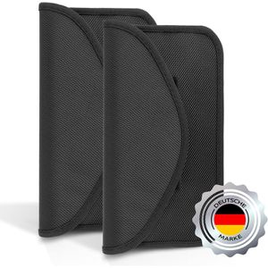 ECENCE Elektrosmog-Schutz Tasche, Set, schützt vor EMF, 5G, Bluetooth, RFID, GPS und WLAN, 2 Stück