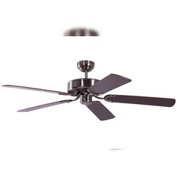Pepeo Deckenventilator Potkuri Silber / Mahagoni 132