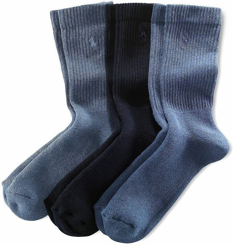 POLO RALPH LAUREN Lot de 3 paires chaussettes sport