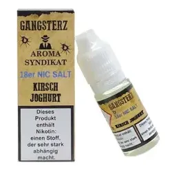Kirsch Joghurt 10ml 18mg NicSalt Liquid by Gangsterz