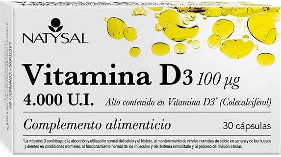 Natysal Vitamina D3 4000 UI 30 caps