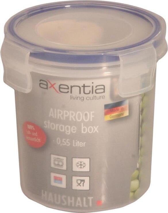 Axentia Ronde luchtdichte bewaardoos voor voedsel, 550 ml
