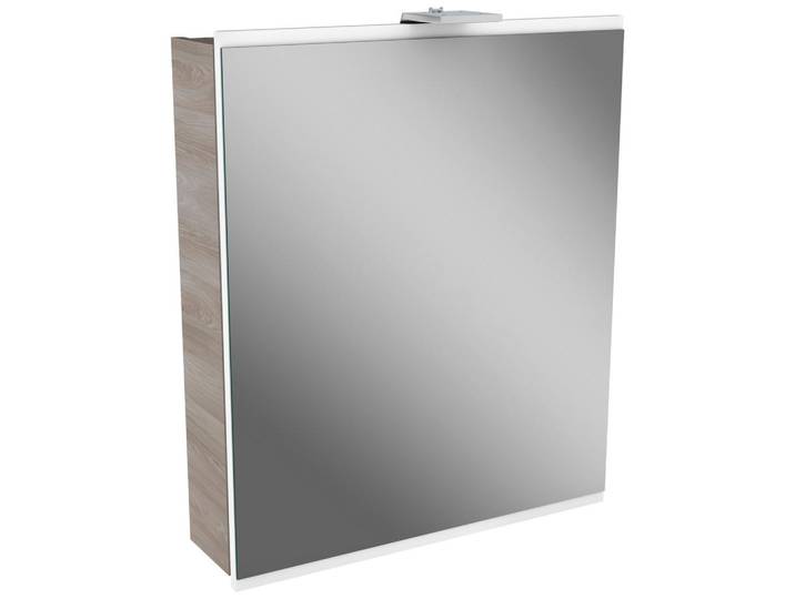 Spiegelschrank Lima mit LED 1 Tür BHT: 60x73x15,5 cm Esche