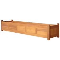 vidaXL Garten-Hochbeet Akazienholz 150x30x25 cm