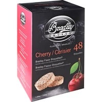 Kirsche Bisquetten, 48 Stück, Räucherholz für Bradley Smoker