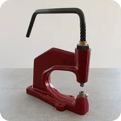 Ösenpresse N4, Set mit Werkzeug 269, Eisen, dunkelrot