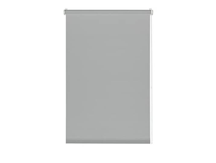 Deco Company Klemmrollo, Blickdicht, Lichtdurchlässig, Lichtschutz, Blendschutz, Rollo für Fenster ohne Bohren, Polyester, Hellgrau, 60 x 150 cm