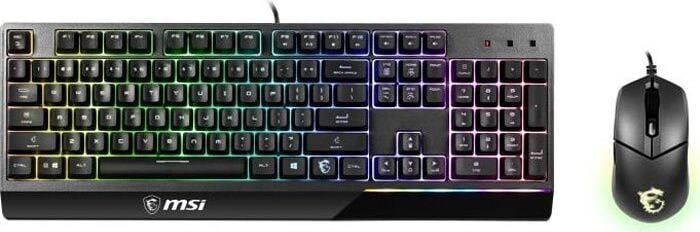 MSI Vigor GK30 Combo Pack met Vigor GK30 AZERTY toetsenbord en Clutch GM11 muis