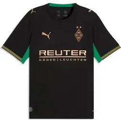 PUMA Herren Trikot Borussia Mönchengladbach Auswärts 26/27, Größe XXL in Schwarz Schwarz