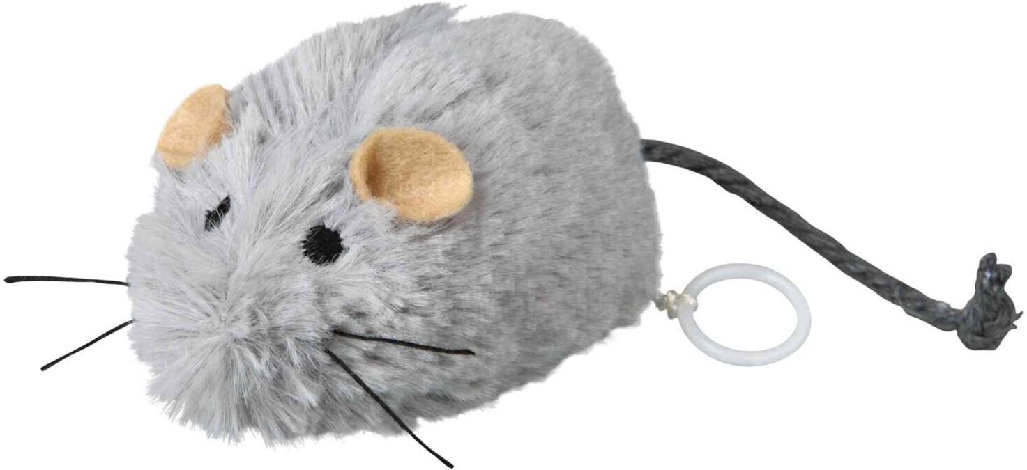 TRIXIE Zappelmaus, Plüsch, Katzenminze, 8 cm