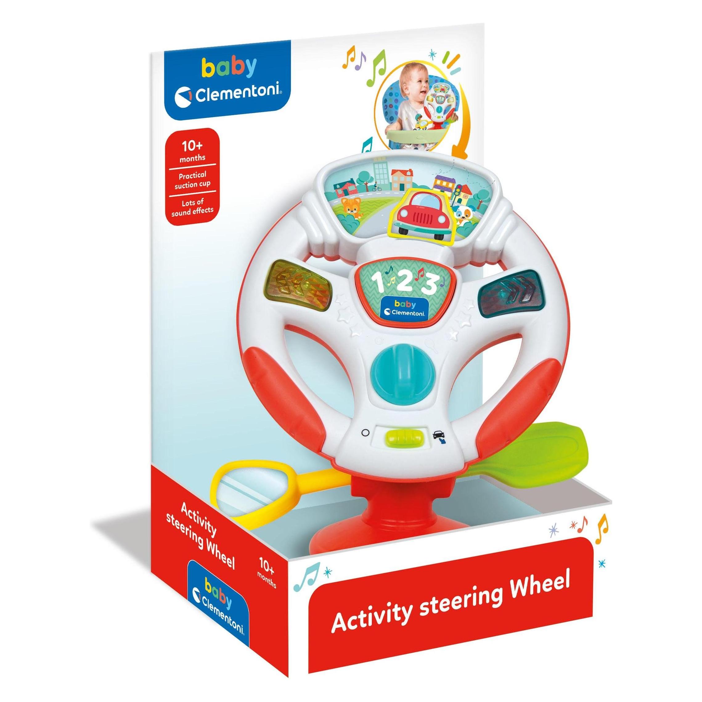 Clementoni Baby Turn And Drive Activity Wheel (17899)
