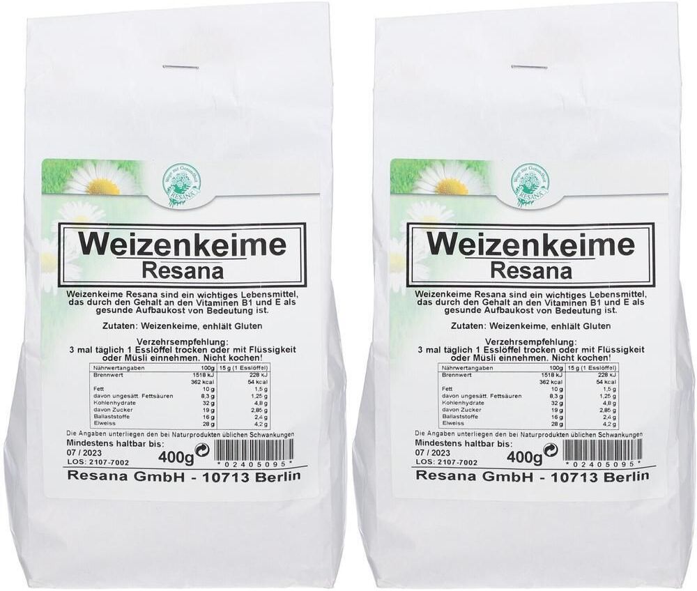 Weizenkeime Resana 2x 2x400 g