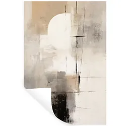WANDTATTOO Abstrakt - Kunst - Grau Wandbild 40x60 cm