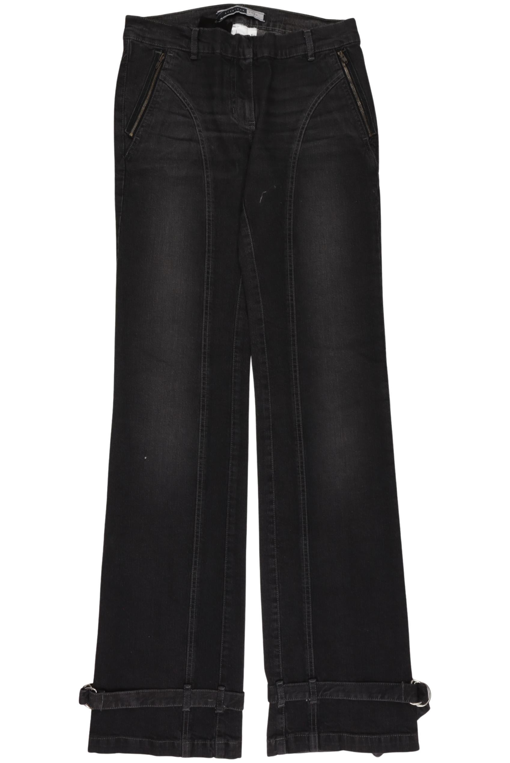 Sportmax Code Damen Jeans, Schwarz, Gr. EU 34, Elasthan / Baumwolle - Second Hand