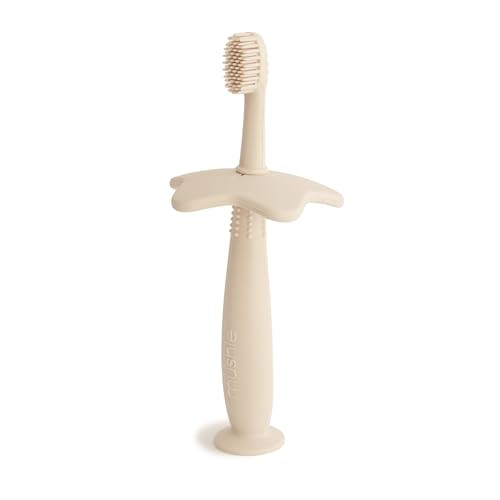Mushie Training Toothbrush Star - Shifting Sand