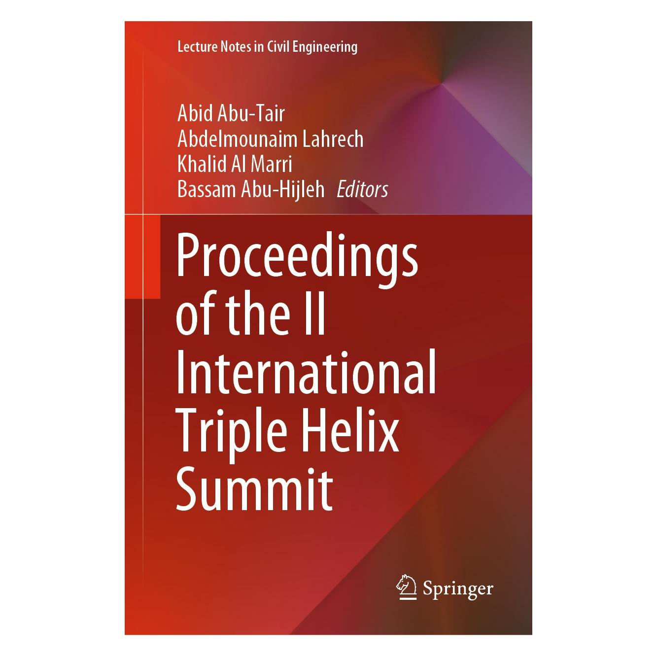 Springer Proceedings of the II International Triple Helix Summit (Englisch, Hardcover, Abdelmounaim Lahrech, Abid Abu-Tair, Bassam Abu-Hijleh, Khalid Al Marri) (9783030238971)