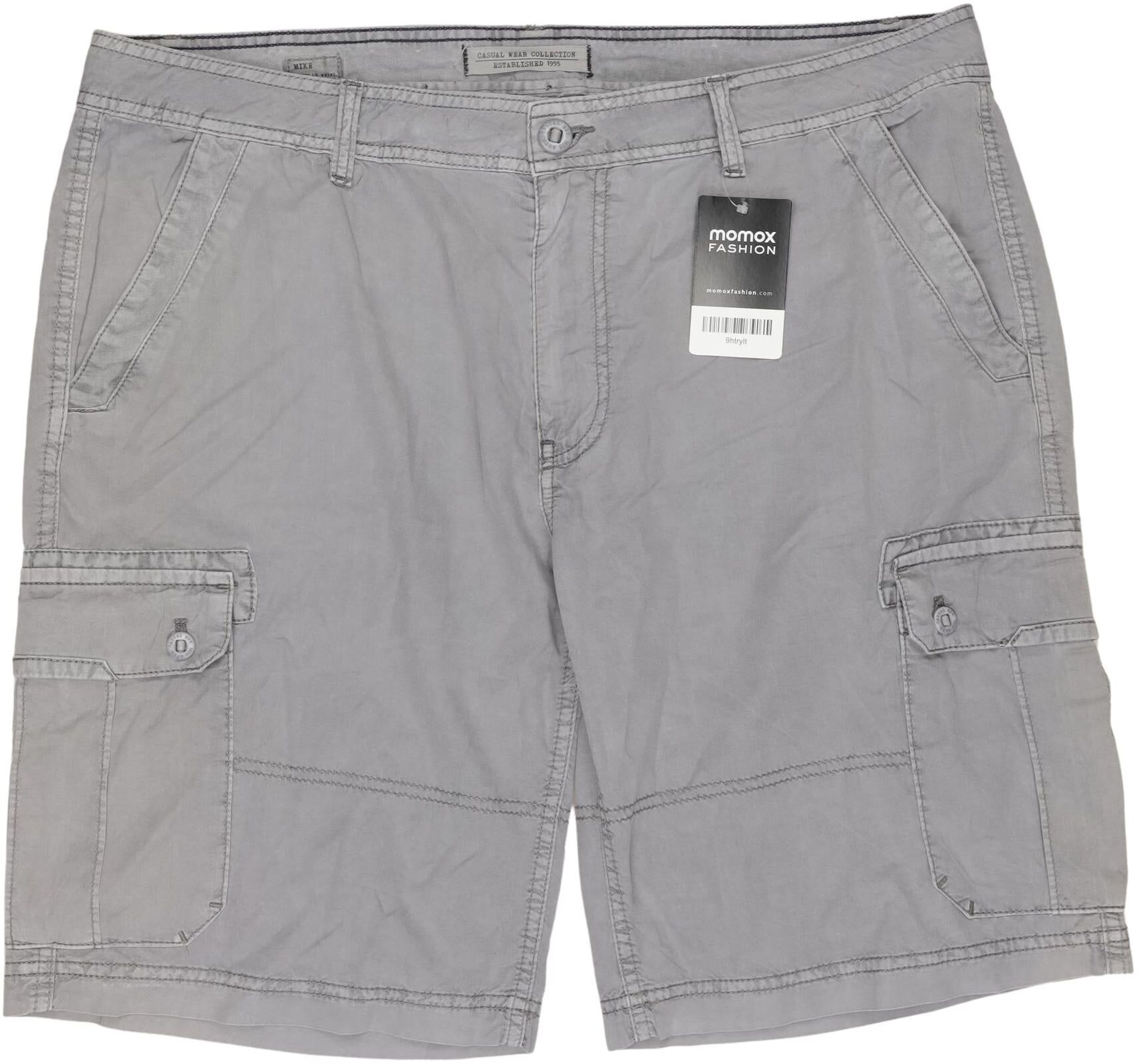 Charles Vögele Herren Shorts, Grau, Gr. W38, Baumwolle - Second Hand
