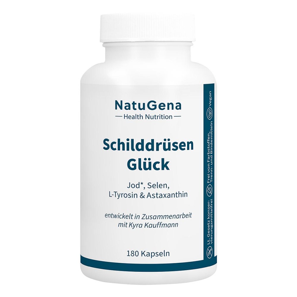 NatuGena GmbH Schilddrüsenglück Jod+selen+l-tyrosin Kapseln 19807946