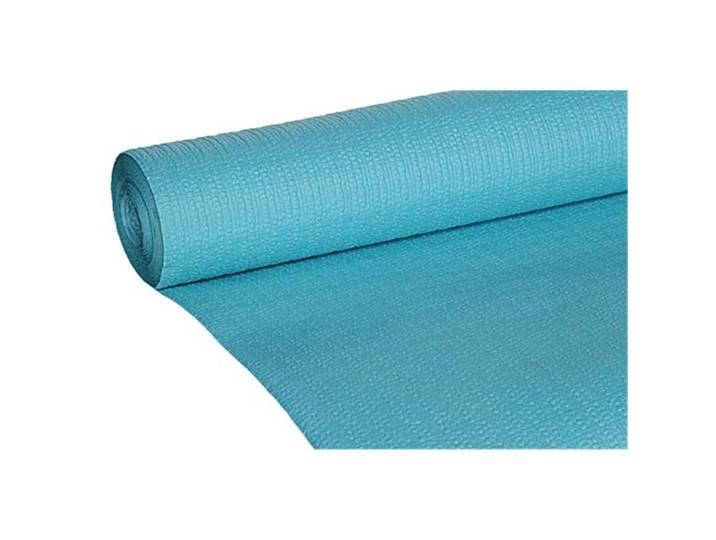 Cosy & Trendy Tischdecke Waffle türkis Papier Rechteckig B 118 T 118 cm