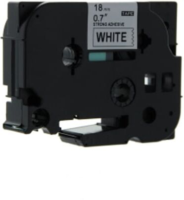 Q-Nomic TZe-S241 cinta súper adhesiva 18mm texto negro sobre blanco (8M)